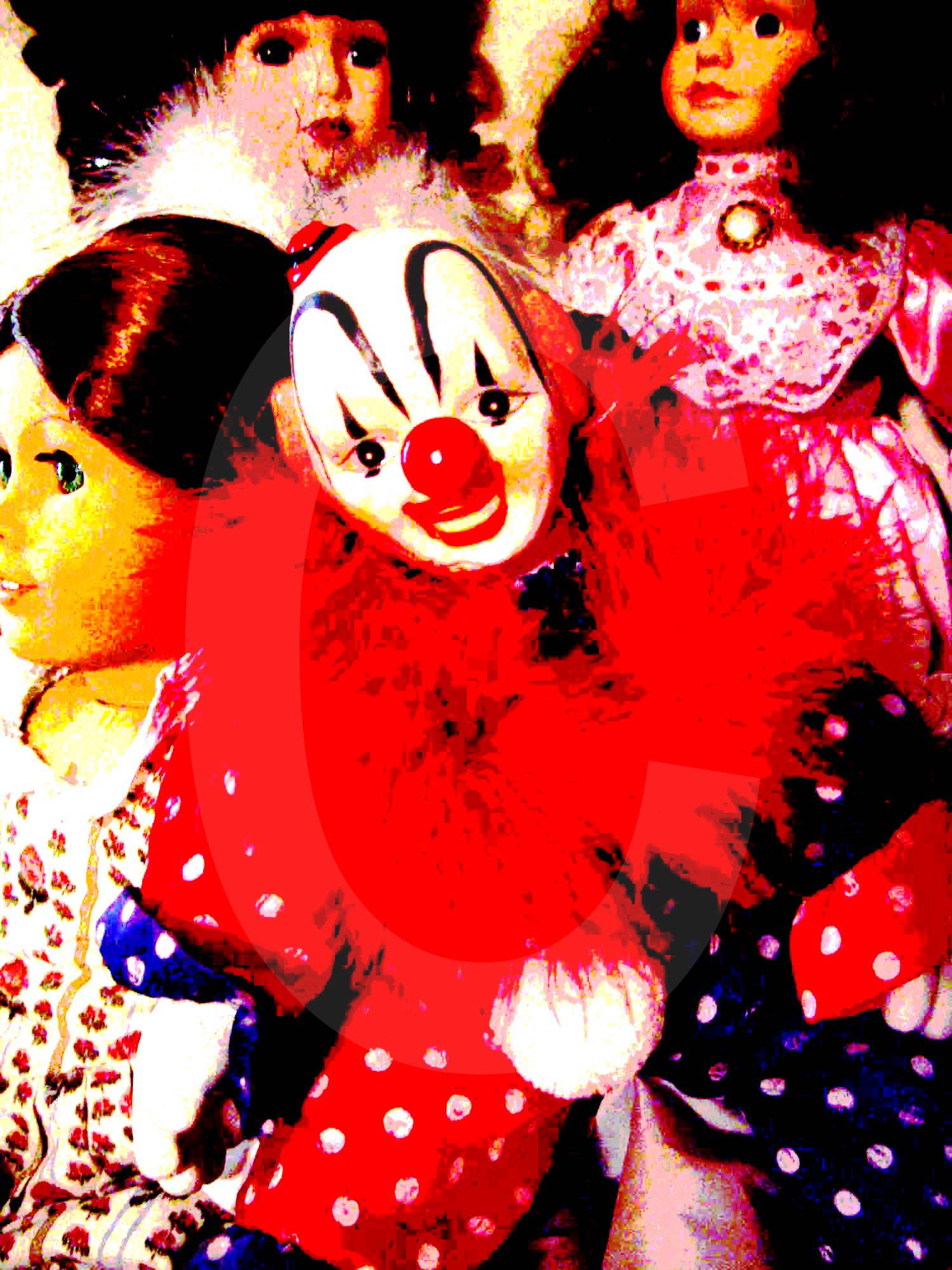 art, horror art,toys haunted,possessed objects,dolls,barbies,clowns,cats,paranormal art,paintings,psychic documentary